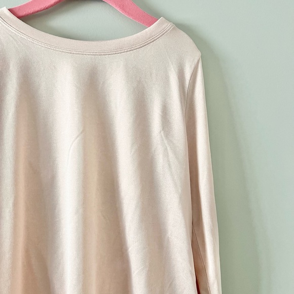 Zella Girl Pink Mesh Open Back Tee Size L 10/12 NWT - Picture 5 of 13